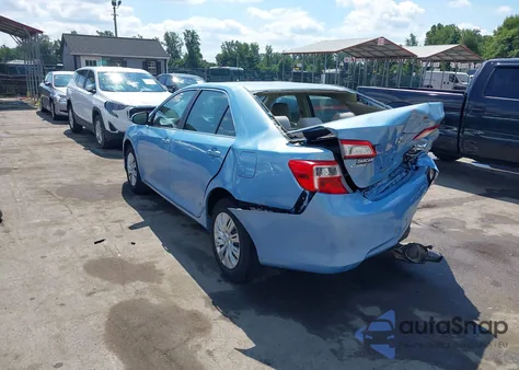 2012 Toyota Camry Le z USA, uszkodzony, nr VIN 4T4BF1FK2CR269105